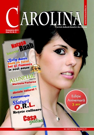 Vezi varianta electronica a revistei Revista Carolina - Coperta - Numarul  10 anul 3