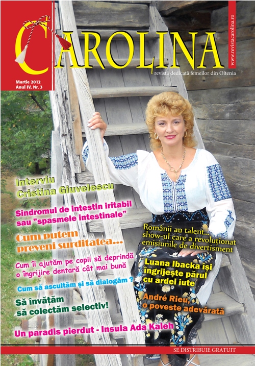 Vezi varianta electronica a revistei Revista Carolina - Coperta - Numarul  3 anul 4